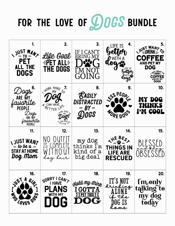 PRINTOUT LoveOFDogs