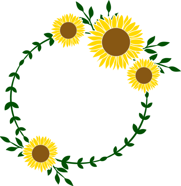 sunflower frame