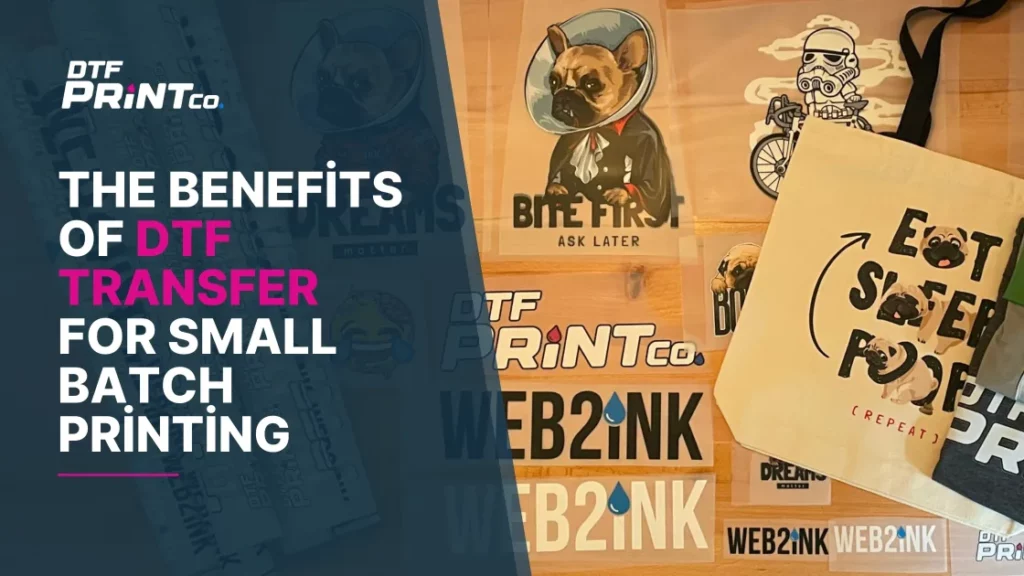 A vibrant T-shirt showcasing high-quality DTF transfer printing for small batch production.