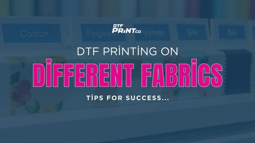 Close-up of a vibrant DTF-printed design on a cotton t-shirt, showcasing crisp colors and smooth adhesion after a heat press.