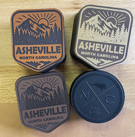 Engraved Leatherette Patches
