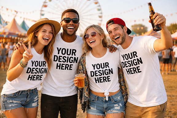 custom printed t-shirts